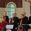 Stimmgewaltig in der ersten Reihe: Der Bass bei "Sinner Man"