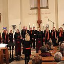 Wir in voller Präsenz auf der Bühne
